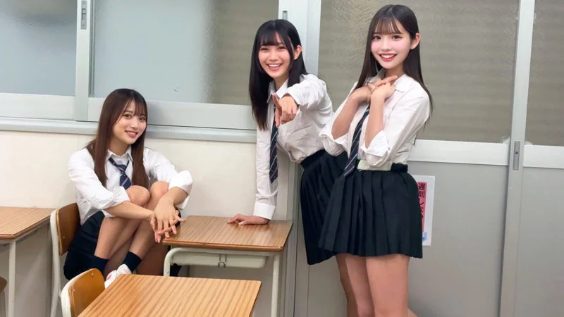 かりん＆める＆なぎさ 無料サンプル画像(1) 【無料動画ラボ】
